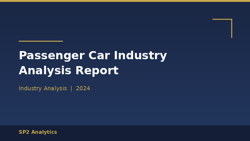 Passenger Car Industry 2024