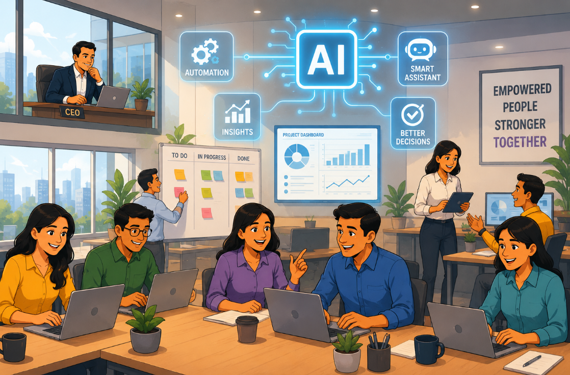 An AI-empowered investment research team working together