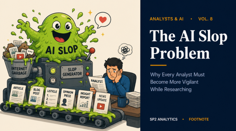 Analyst & AI Vol. 8: The AI Slop Problem &mdash; Why Every Analyst Must Become More Vigilant While Researching