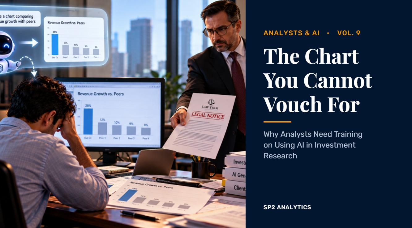 Analysts & AI Vol. 9: The Chart You Cannot Vouch For &mdash; Why Analysts Need Training on Using AI in Investment Research